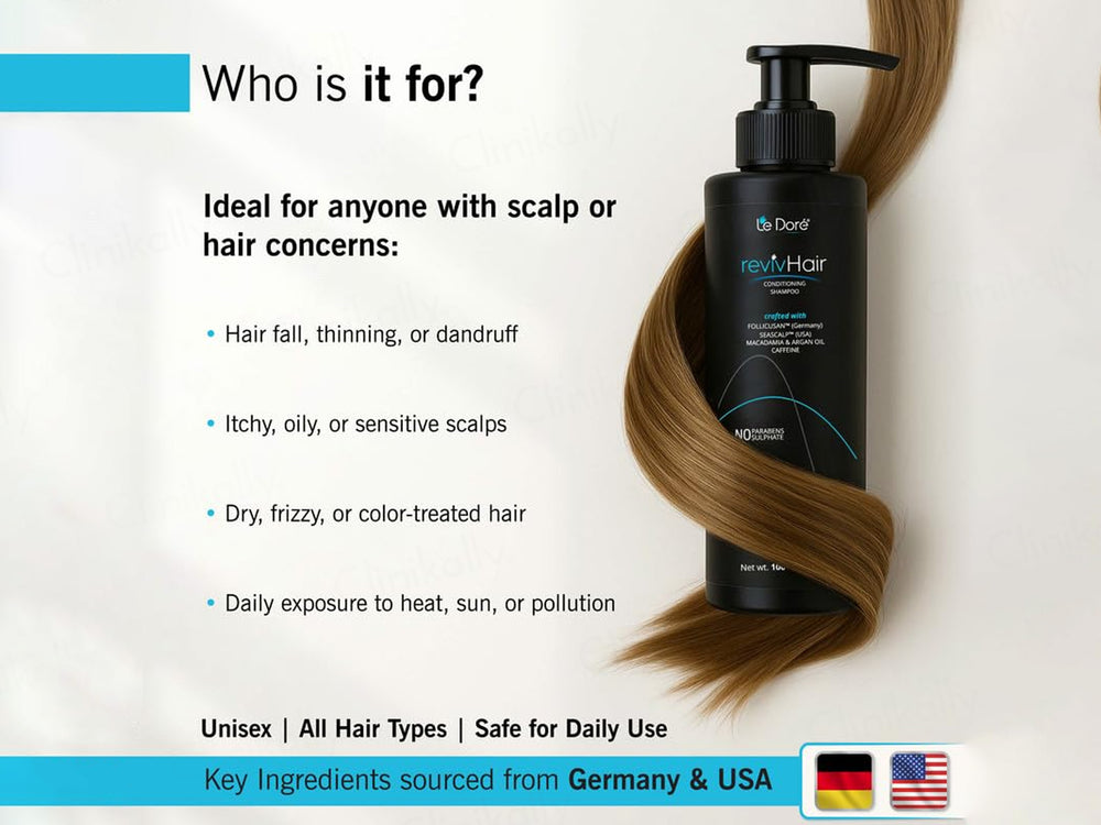 Le Dore RevivHair Anti Hair Fall & Anti Dandruff Conditioning Shampoo