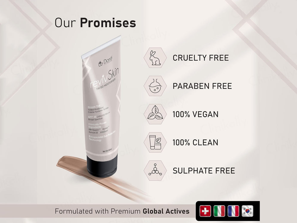 Le Dore RevivSkin Tinted Moisturizer SPF 50 PA+++