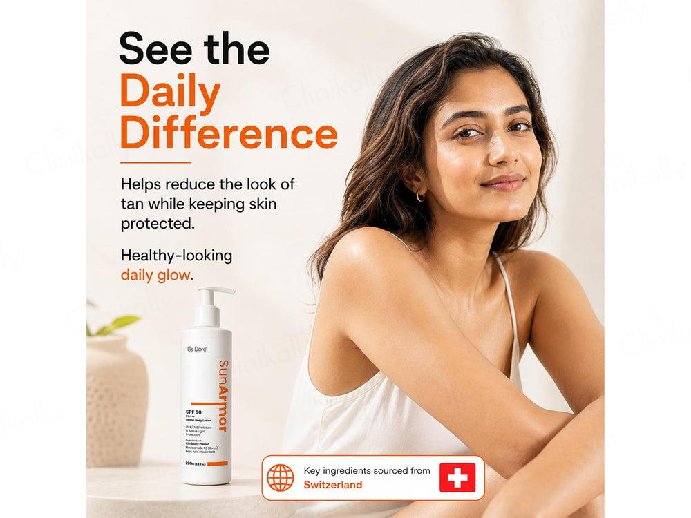 Le Dore Sunarmor Detan Body Lotion Sunscreen SPF 50 PA+++