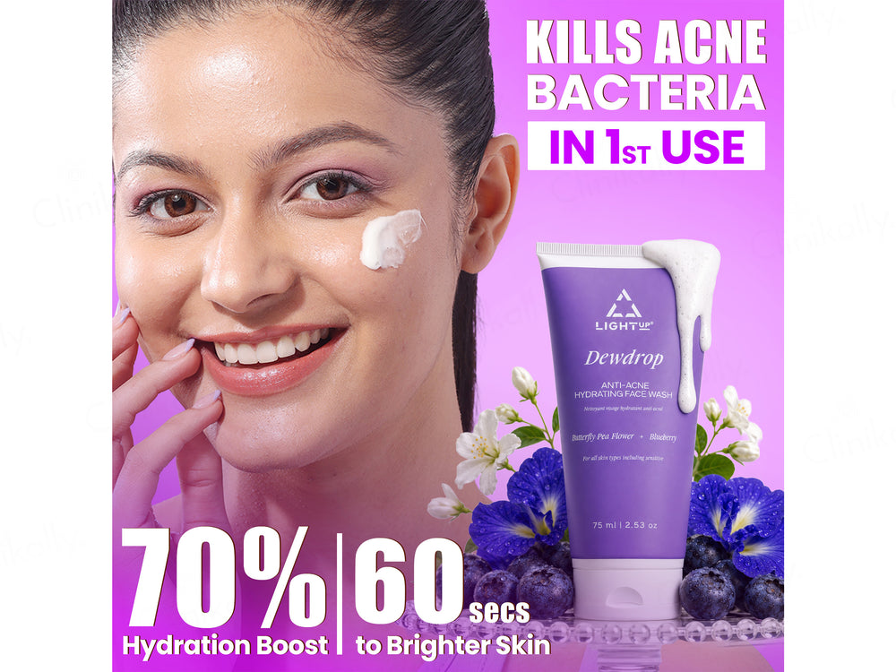 Light Up Dewdrop Anti-Acne Hydrating Face Wash