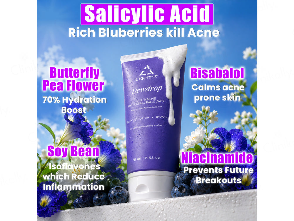 Light Up Dewdrop Anti-Acne Hydrating Face Wash