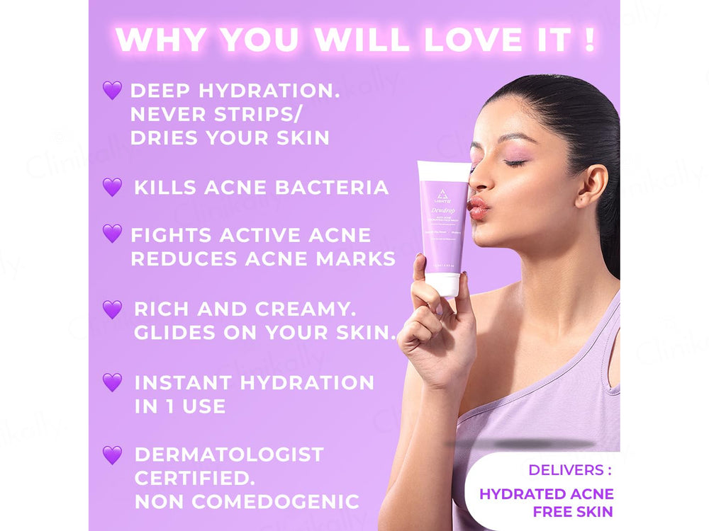 Light Up Dewdrop Anti-Acne Hydrating Face Wash