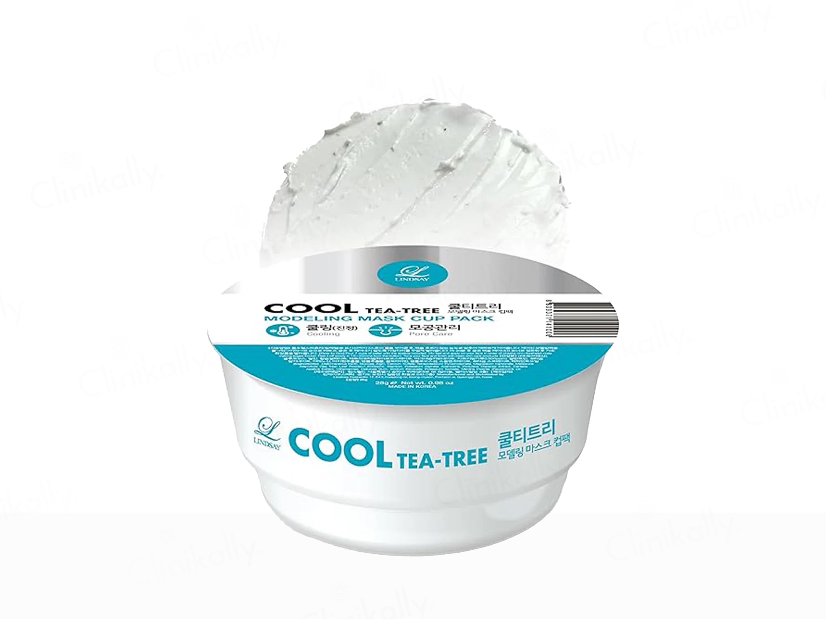 Lindsay Cool Tea-Tree Modeling Mask Cup Pack