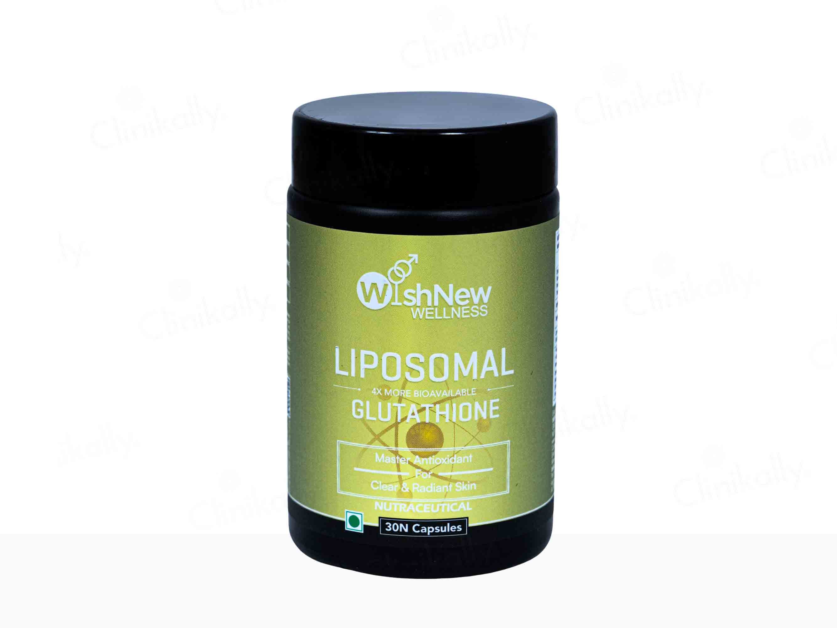 Buy WishNew Wellness Liposomal Glutathione Capsule Online at Best Price | Clinikally Buy WishNew Wellness Liposomal Glutathione Capsule Online at Best Price | Clinikally