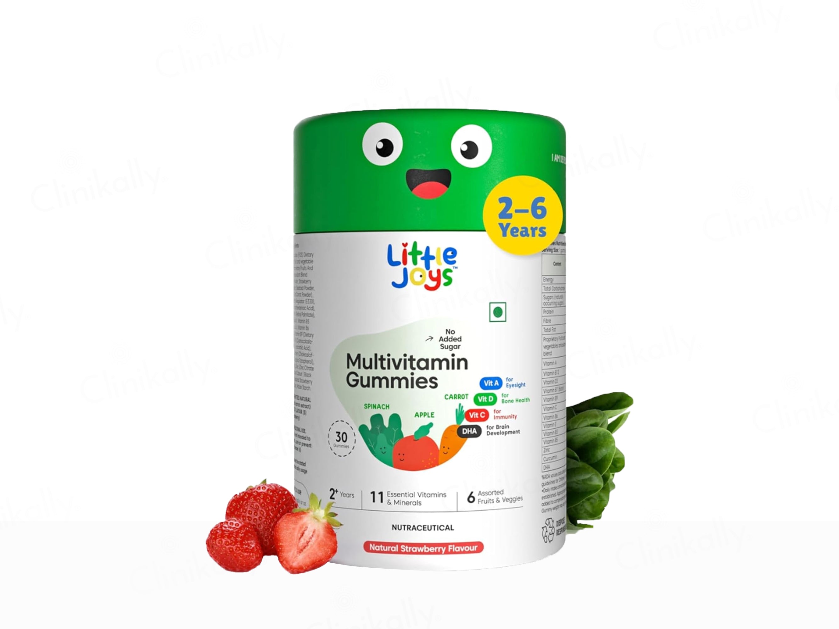 Little Joys Multivitamin Gummies - Natural Strawberry Flavour (2+ Years)
