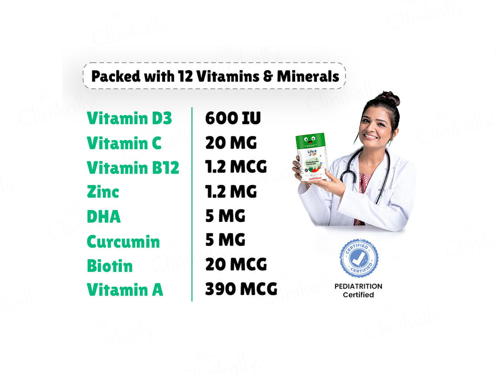 Little Joys Multivitamin Gummies - Natural Strawberry Flavour (7+ Years)