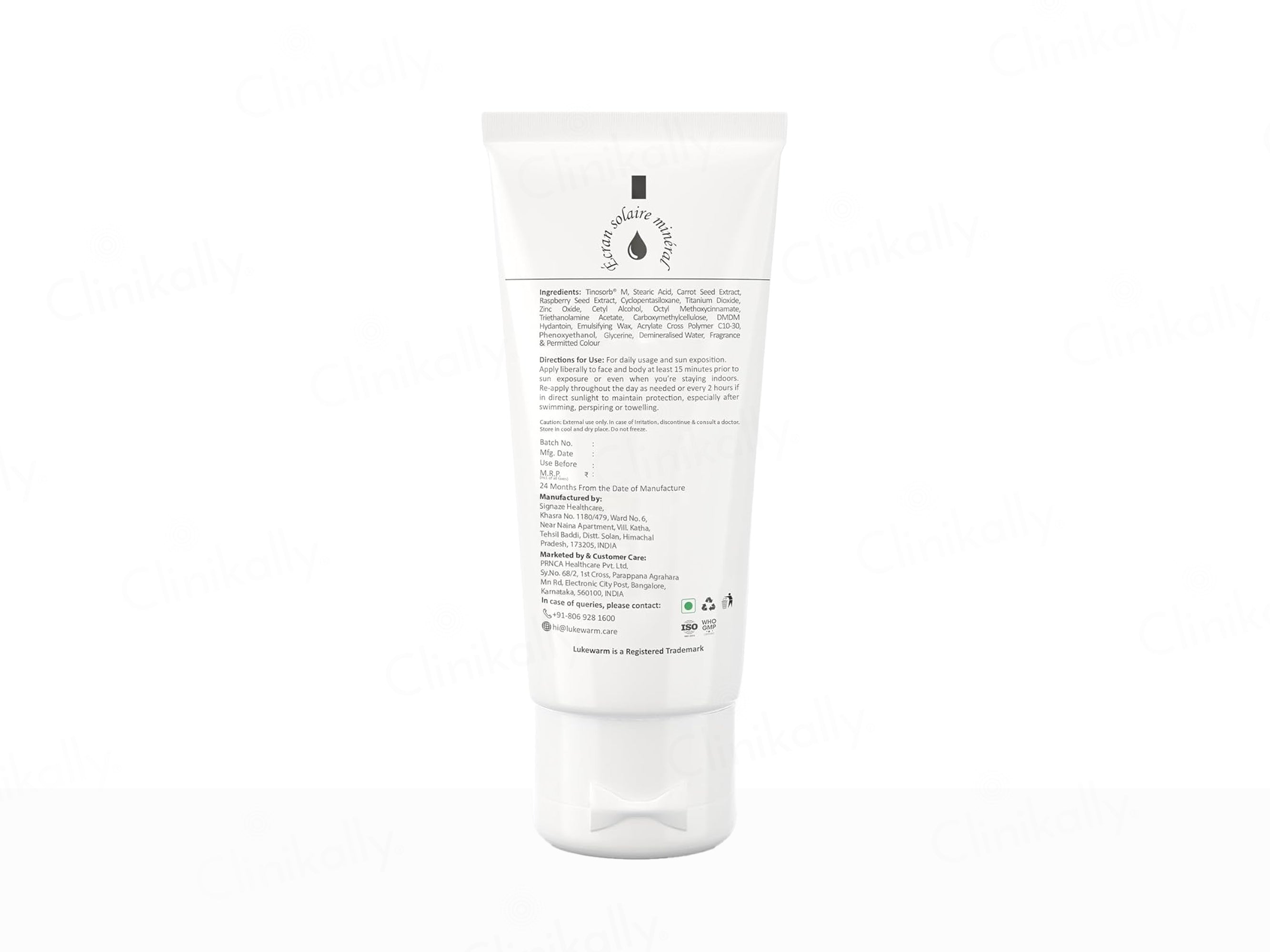 Lukewarm Ultimate Protection Sunscreen SPF 50+ PA++++