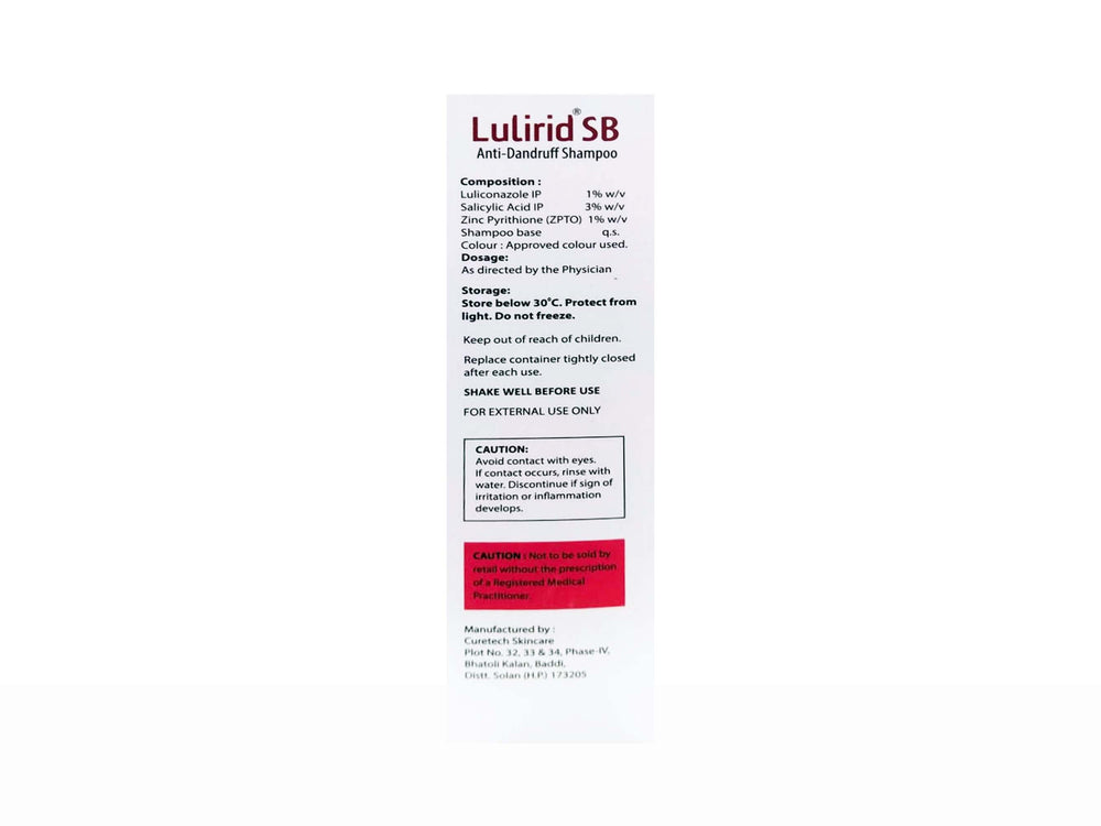 Lulirid SB Anti-Dandruff Shampoo