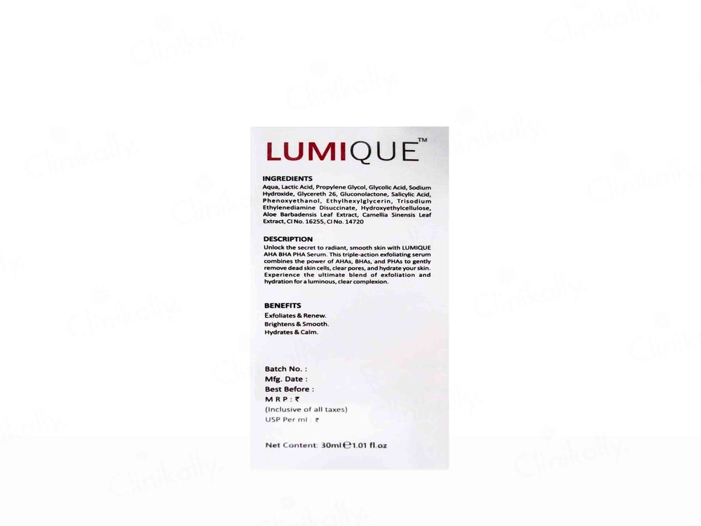 Lumique Advanced Resurfacing Skin Renewal Serum