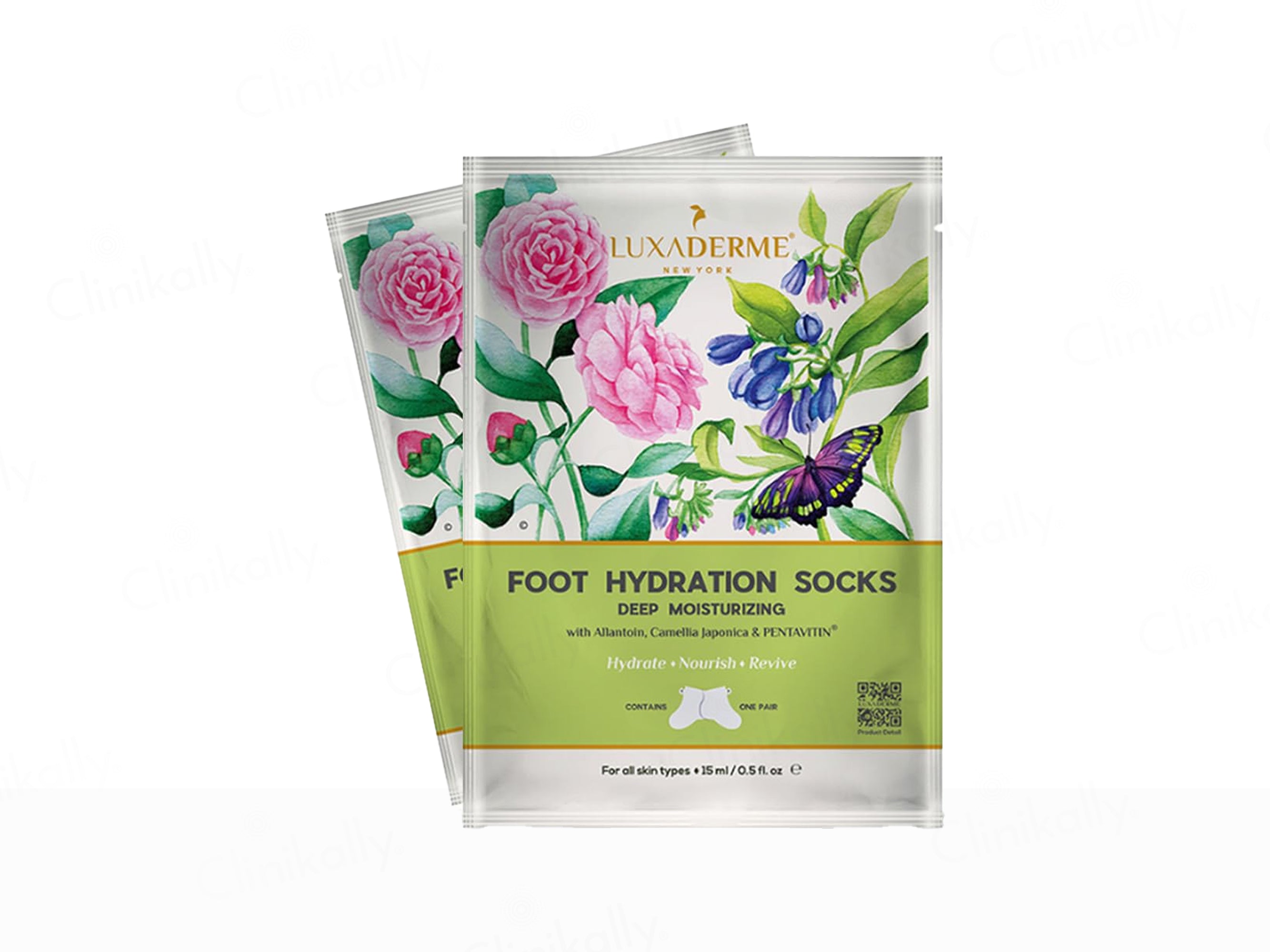 LuxaDerme Foot Hydration Deep Moisturizing Socks