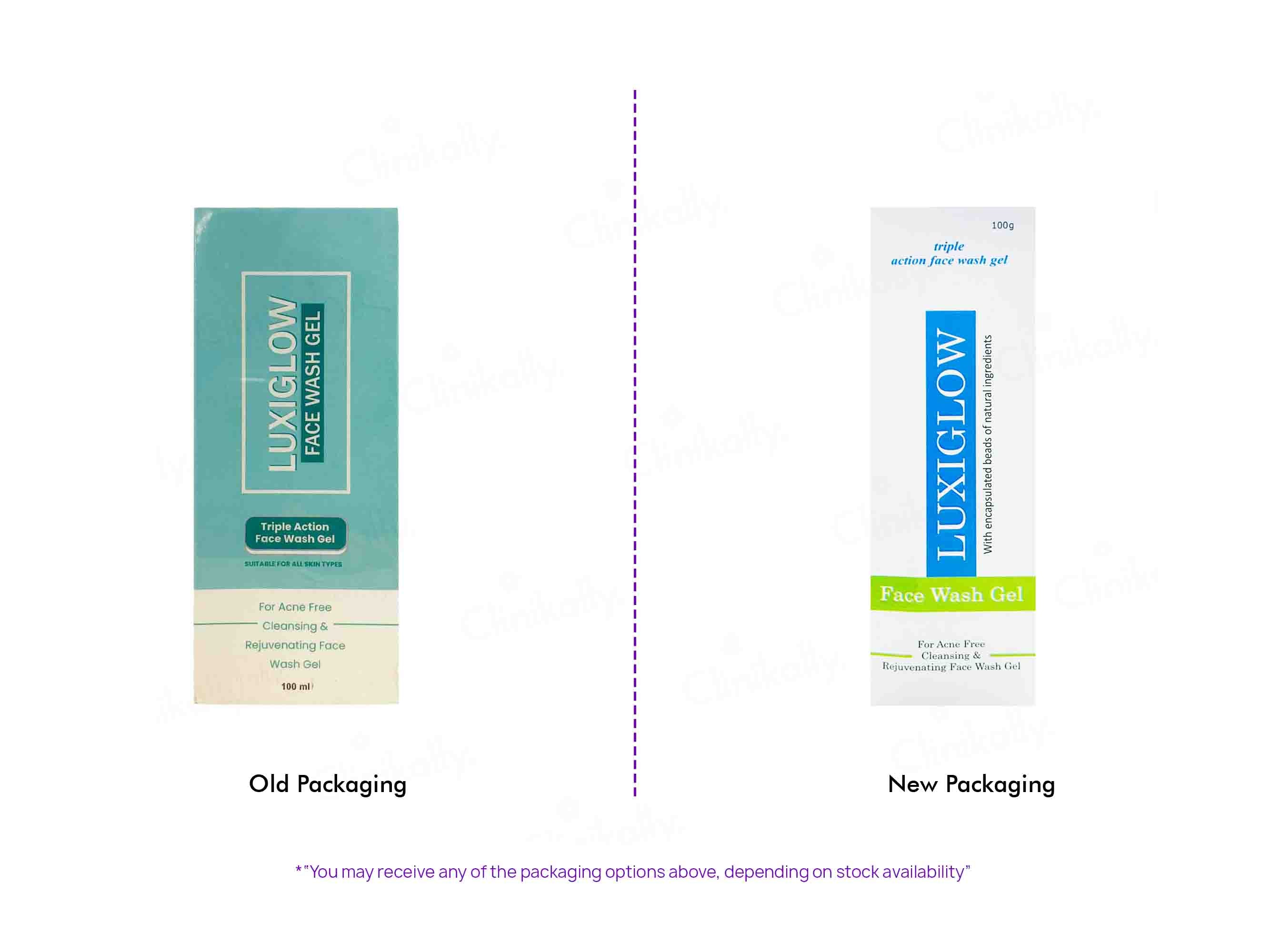 Luxiglow Triple Action Face Wash Gel