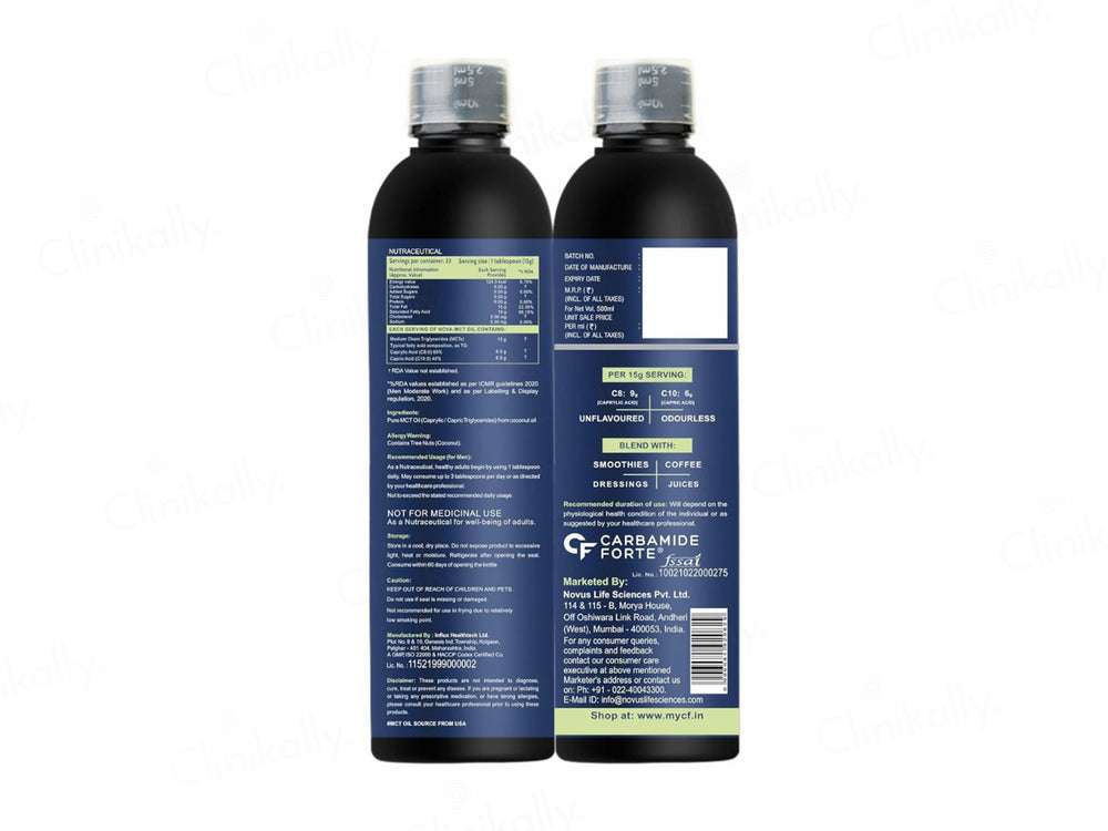 Carbamide Forte MCT (100% Coconut Sourced) Oil