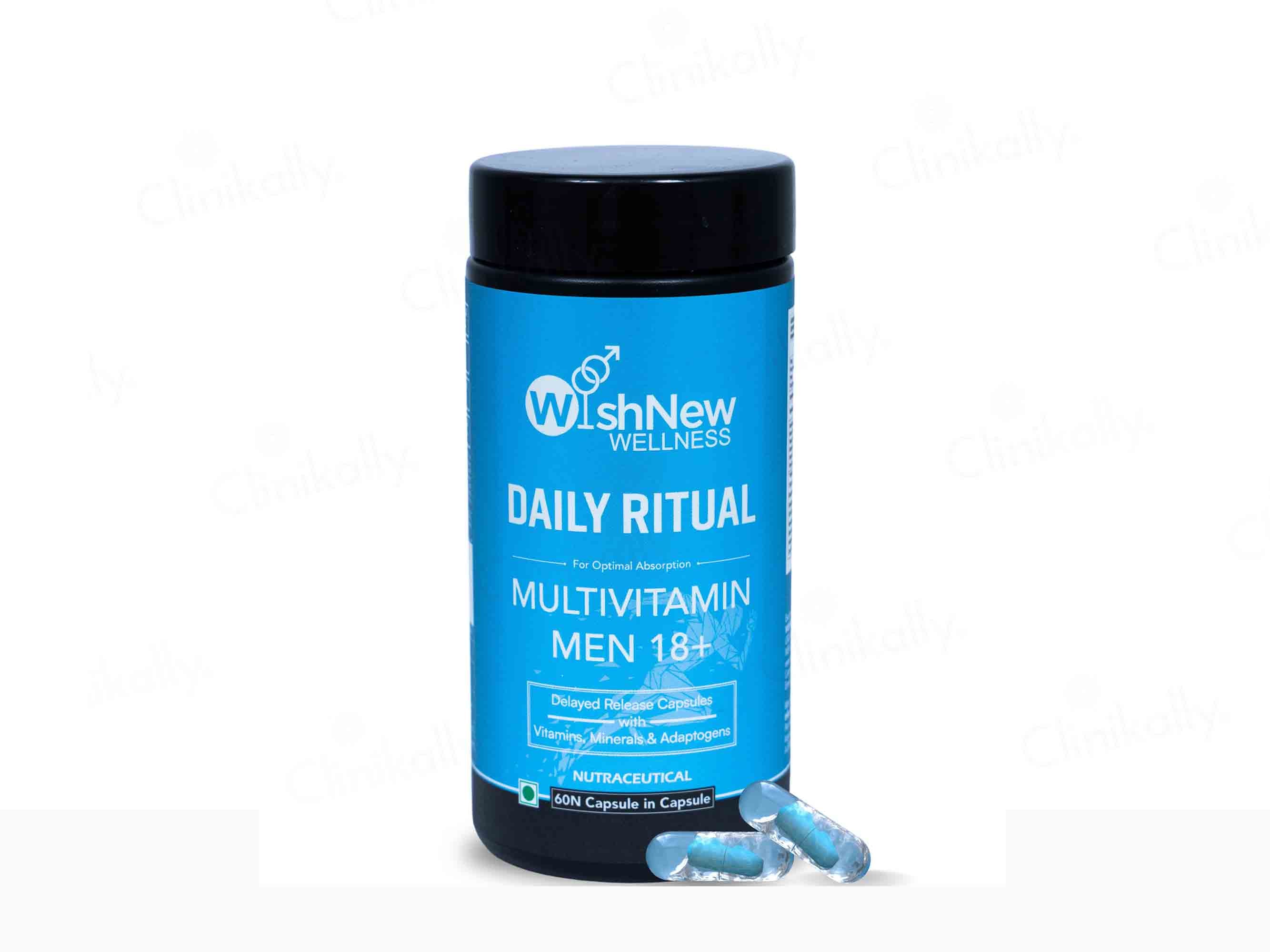 WishNew Wellness Daily Ritual Multivitamin Capsule For Men 18+