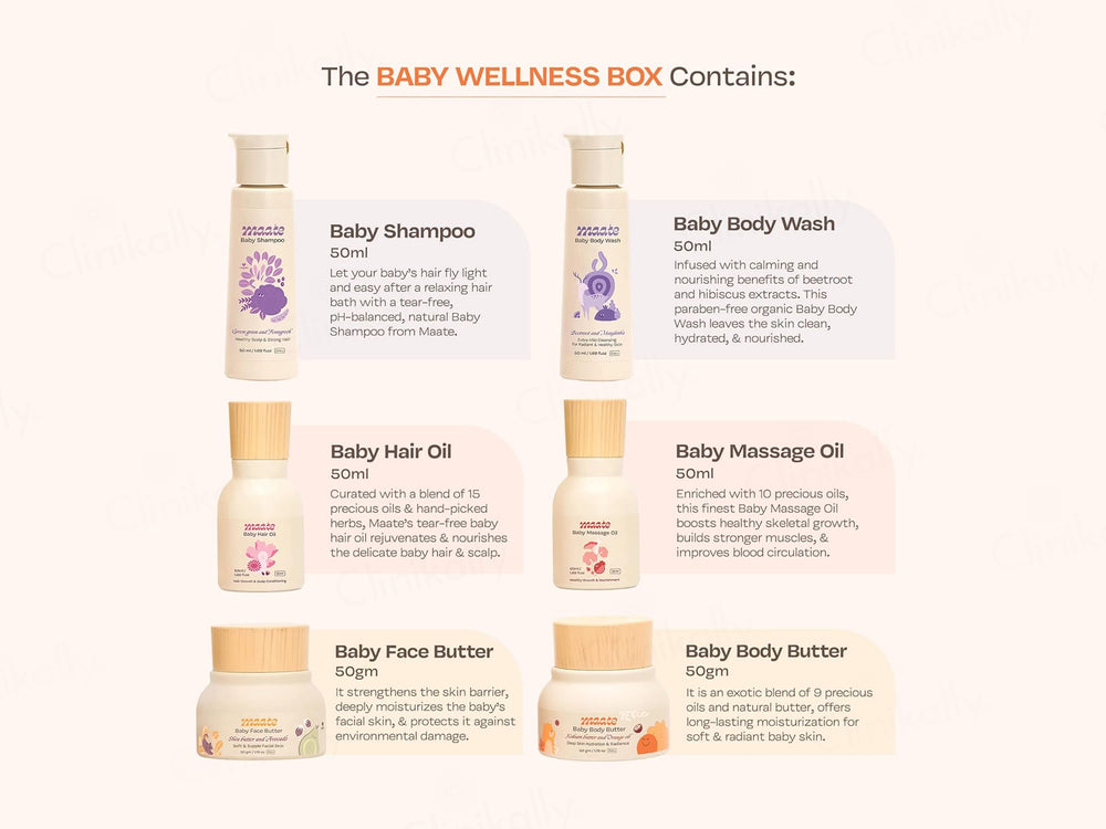 Maate Baby Skincare Wellness Box Gift Set