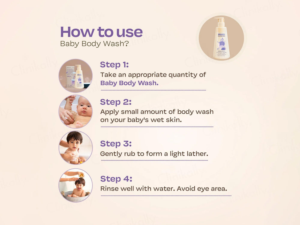 Maate Beetroot and Manjistha Baby Body Wash For Radiant & Healthy Skin