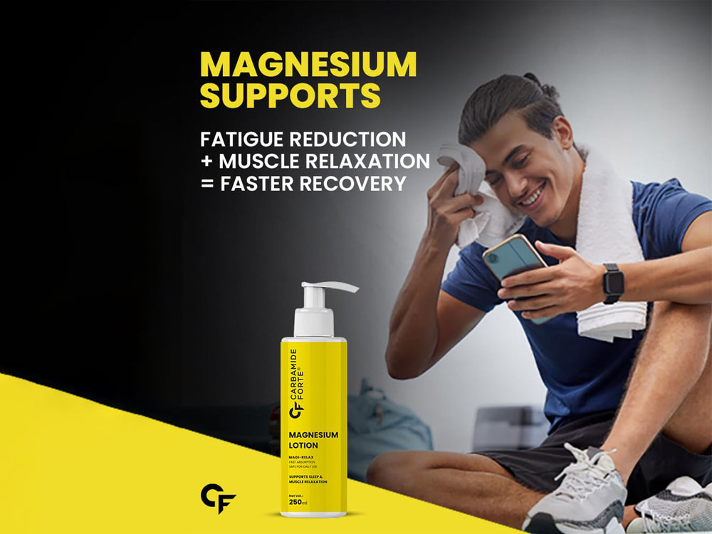 Carbamide Forte Magnesium Lotion For Sleep Support & Muscle Relaxation