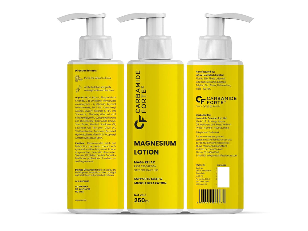 Carbamide Forte Magnesium Lotion For Sleep Support & Muscle Relaxation