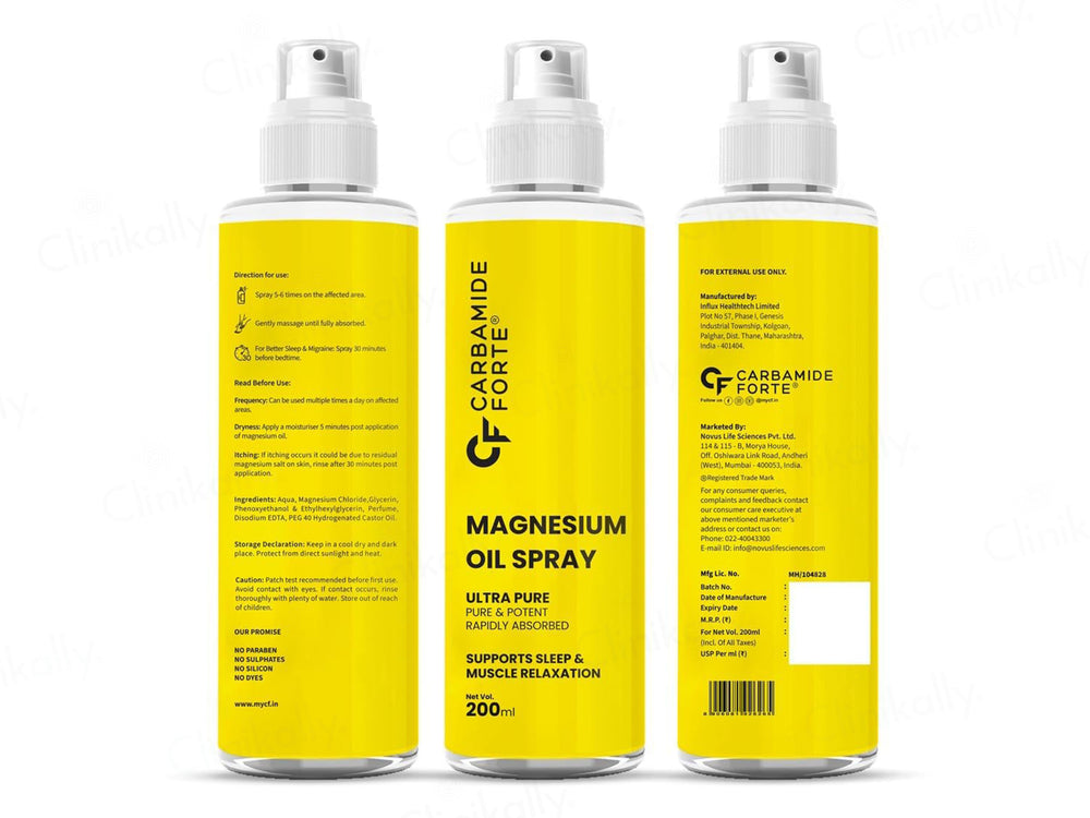 Carbamide Forte Magnesium Spray For Sleep Support & Muscle Relaxation