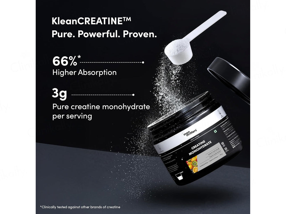 Man Matters Creatine Monohydrate Nutraceutical Powder - Mixed Fruit Flavour