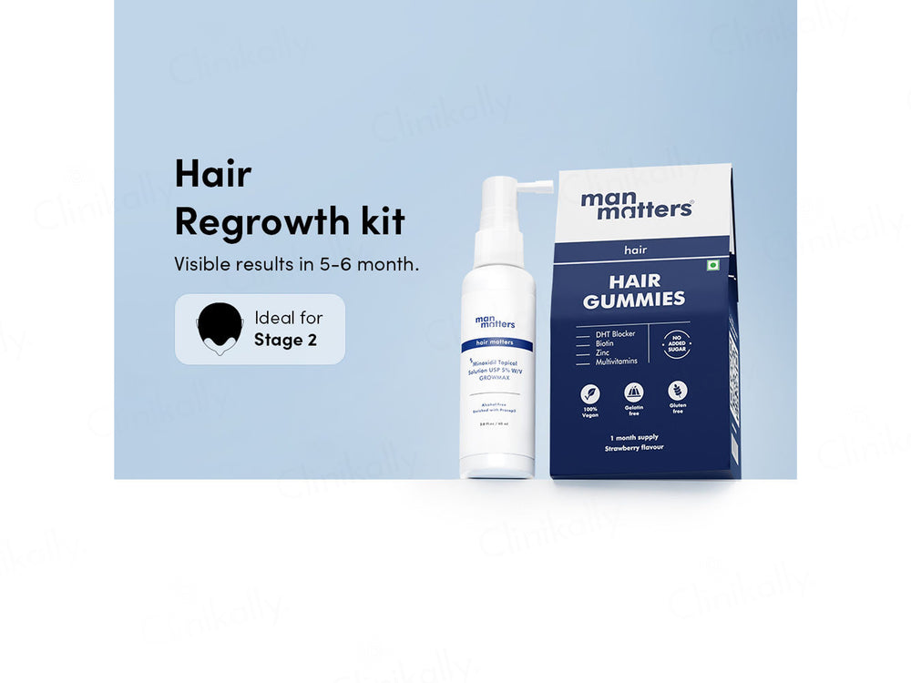 Man Matters Growmax + Stage 2 Hair Growth Kit