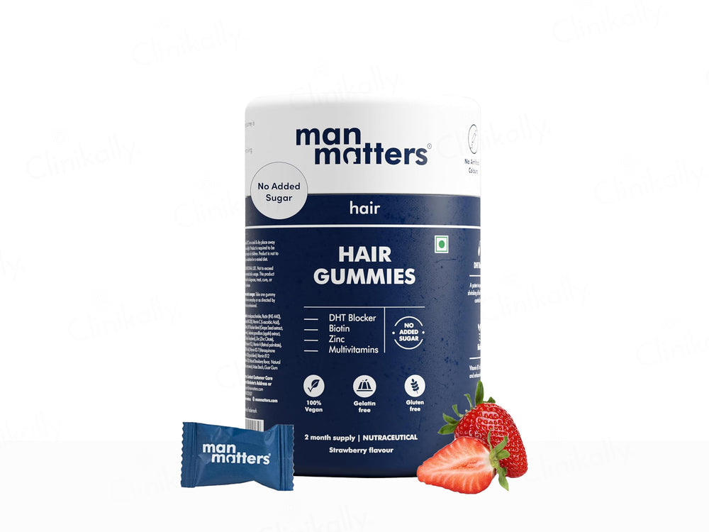 Man Matters Hair Gummies - Strawberry Flavour