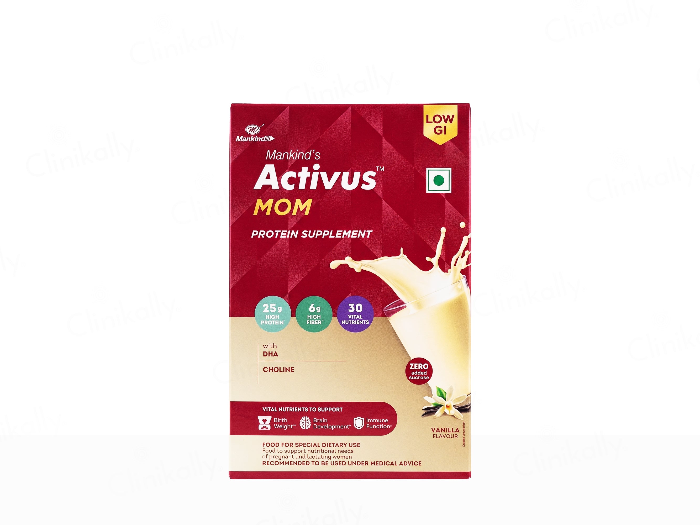 Mankind's Activus Mom Protein Supplement Powder - Vanilla Flavour