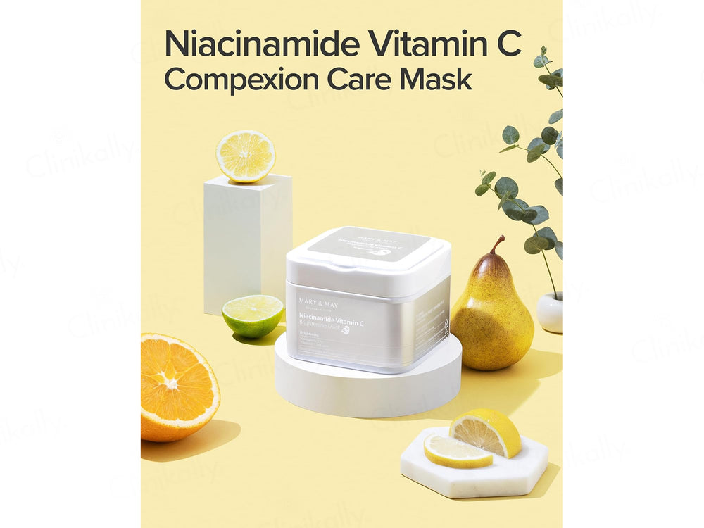 Mary&May Niacinamide Vitamin C Brightening Daily Sheet Mask