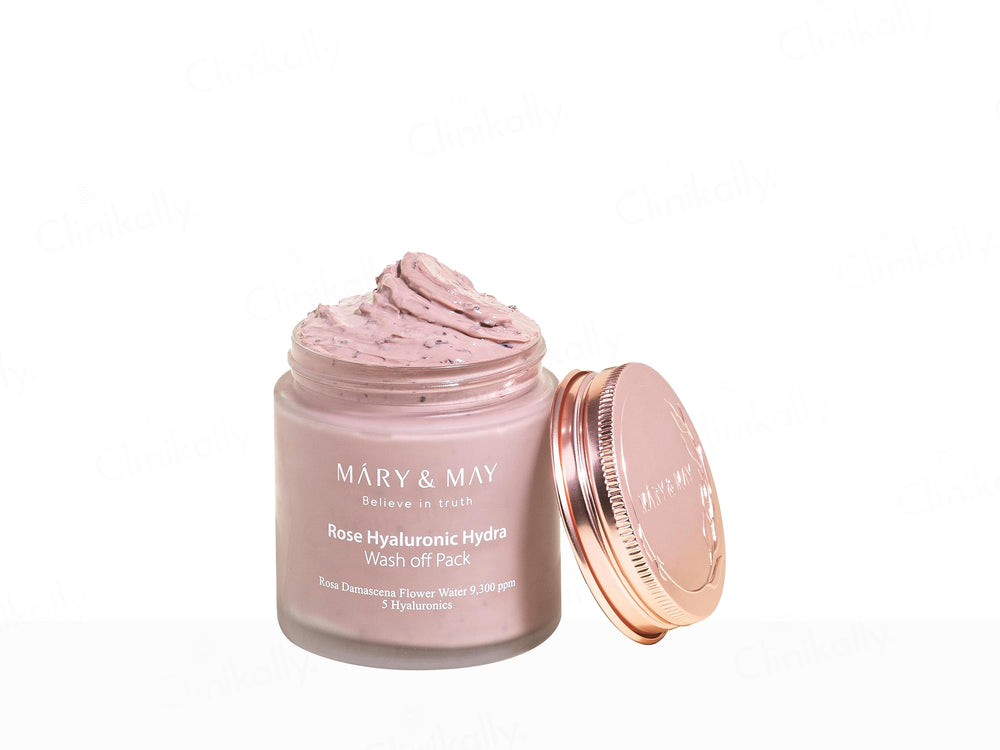 Mary&May Vegan Rose Hyaluronic Hydra Wash Off Face Mask Pack