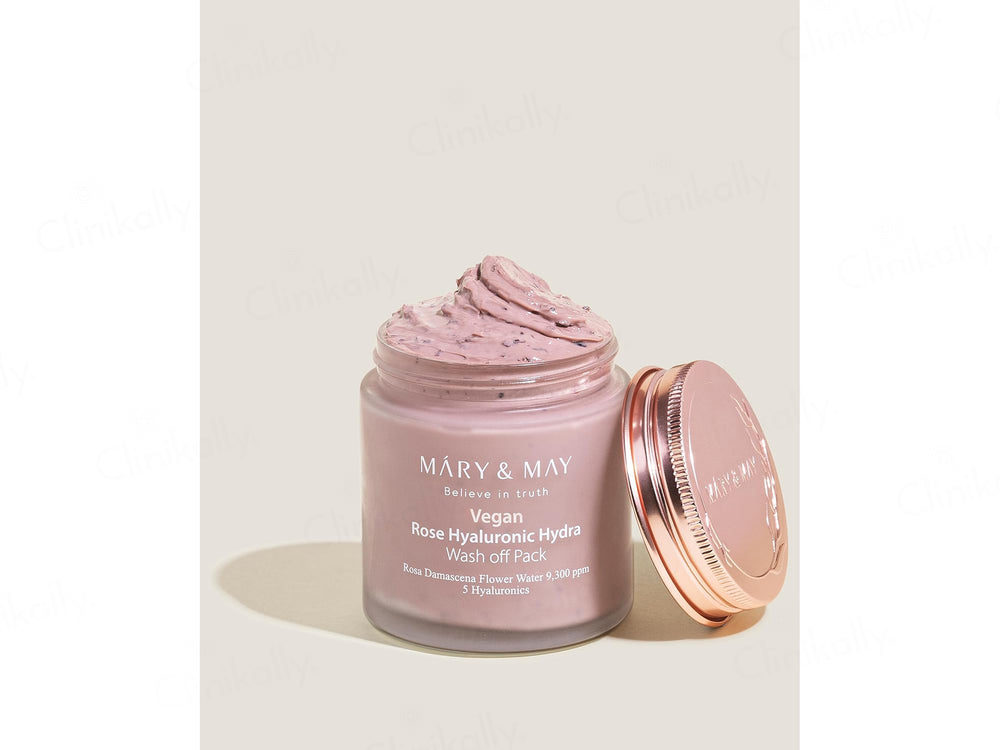 Mary&May Vegan Rose Hyaluronic Hydra Wash Off Face Mask Pack