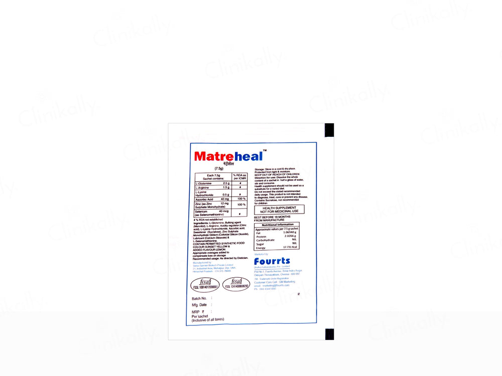 Matreheal Health Supplement Powder