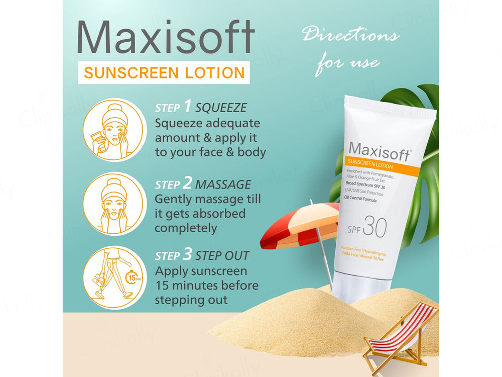 Maxisoft Oil-Control Sunscreen Lotion SPF 30