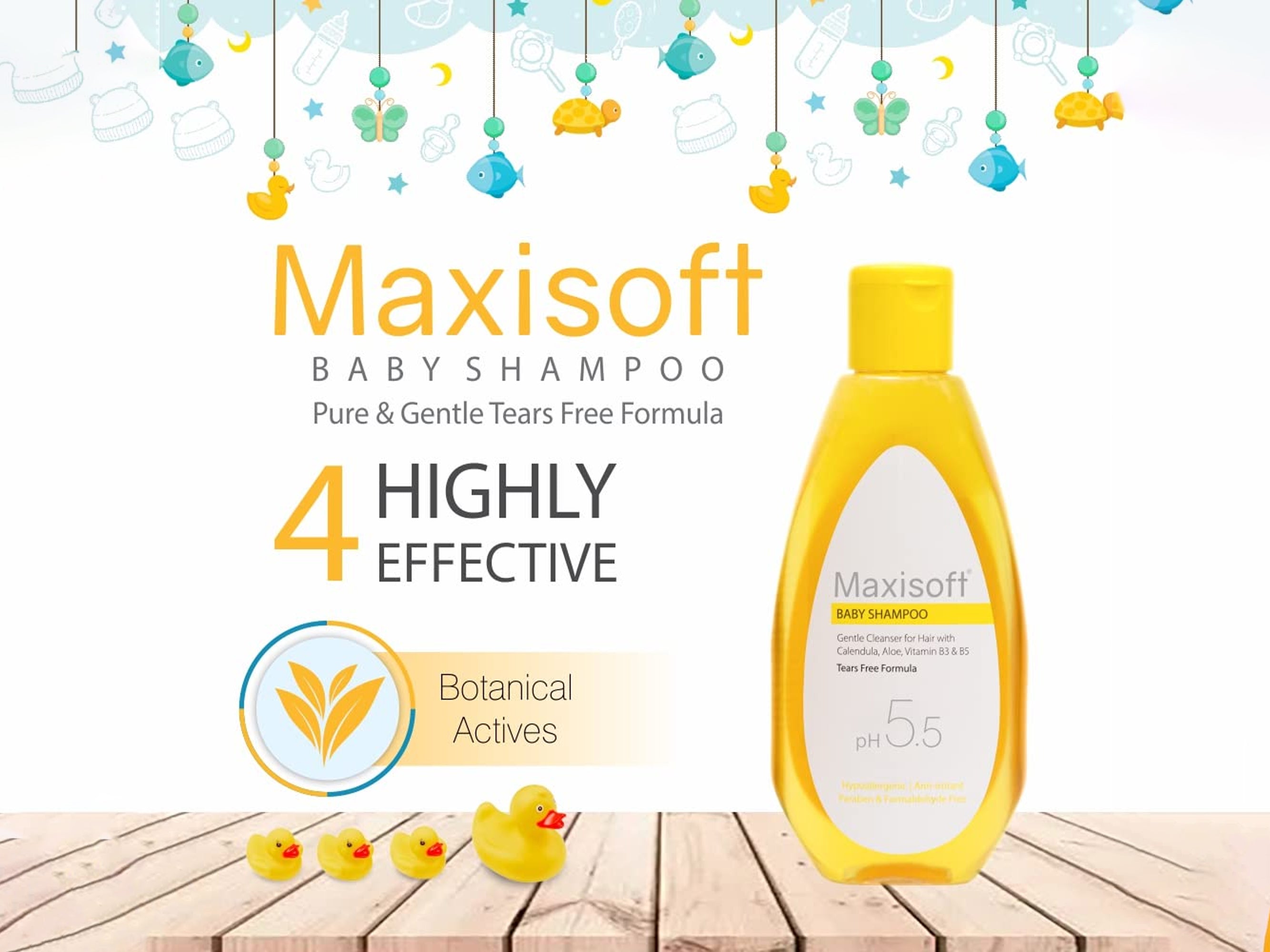 Maxisoft pH 5.5 Baby Shampoo
