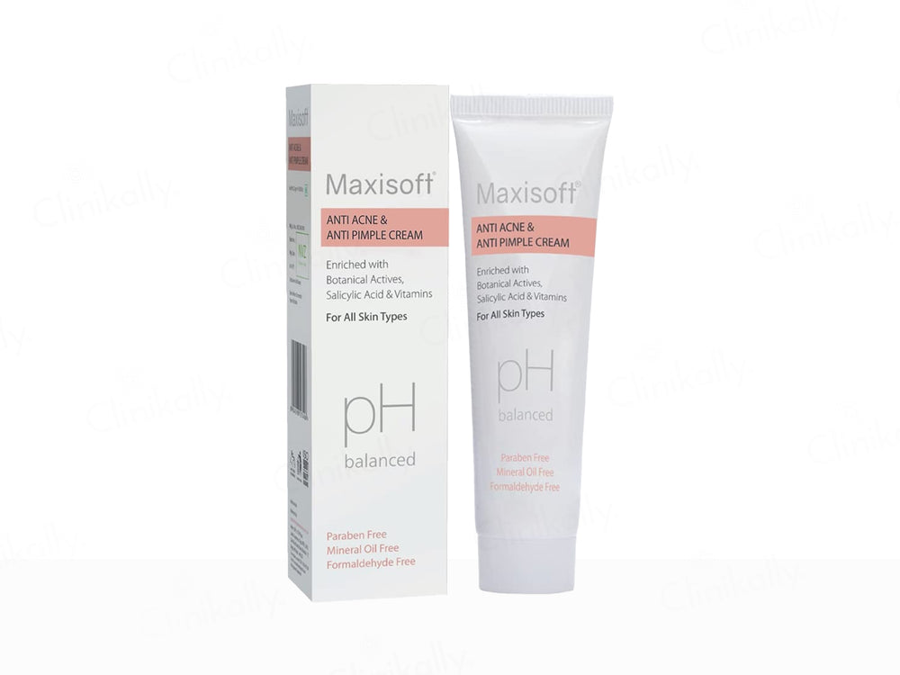 Maxisoft pH Balanced Anti Acne & Anti Pimple Cream