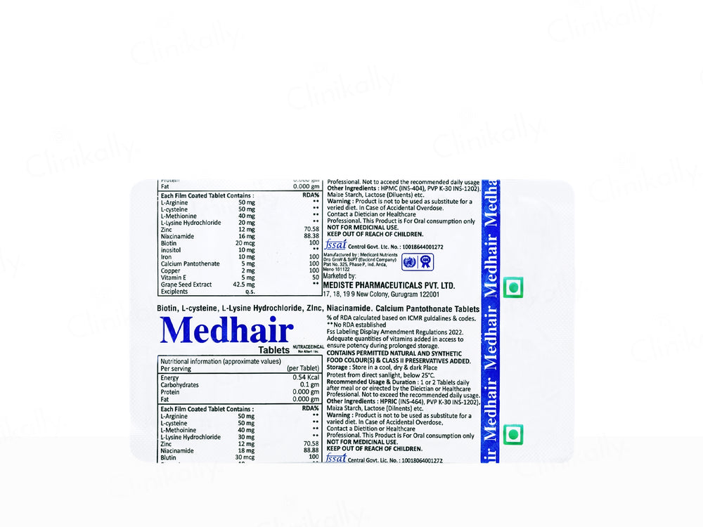 Medhair Nutraceutical Tablet
