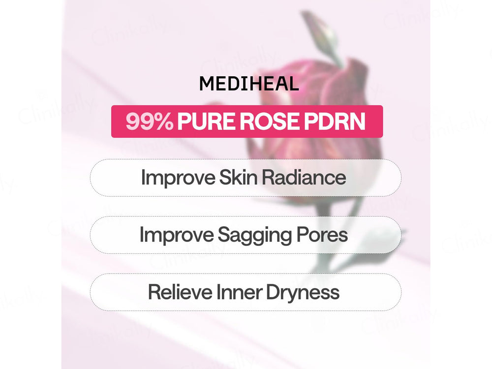 Mediheal Rose PDRN Healthy Glow Essential Face Mask