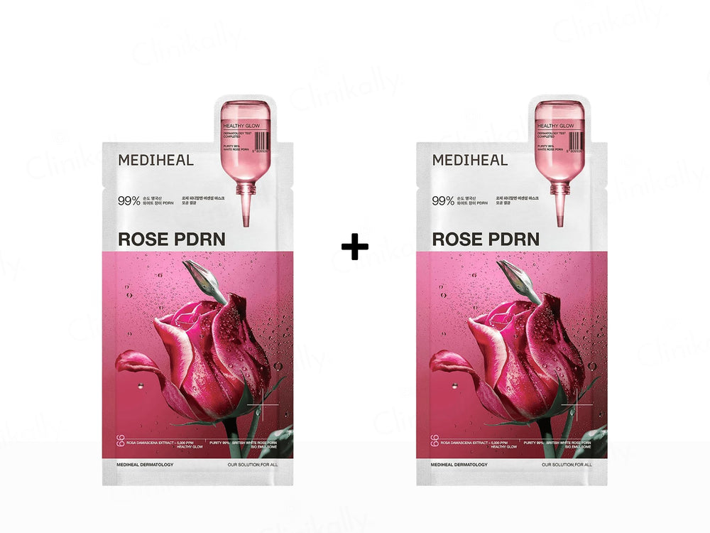 Mediheal Rose PDRN Healthy Glow Essential Face Mask