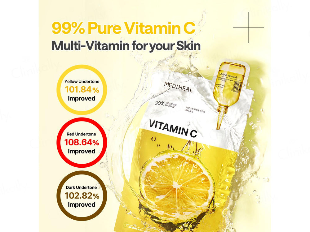 Mediheal Vitamin C Clear Toning Essential Face Mask