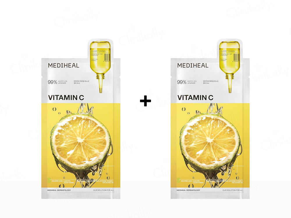 Mediheal Vitamin C Clear Toning Essential Face Mask