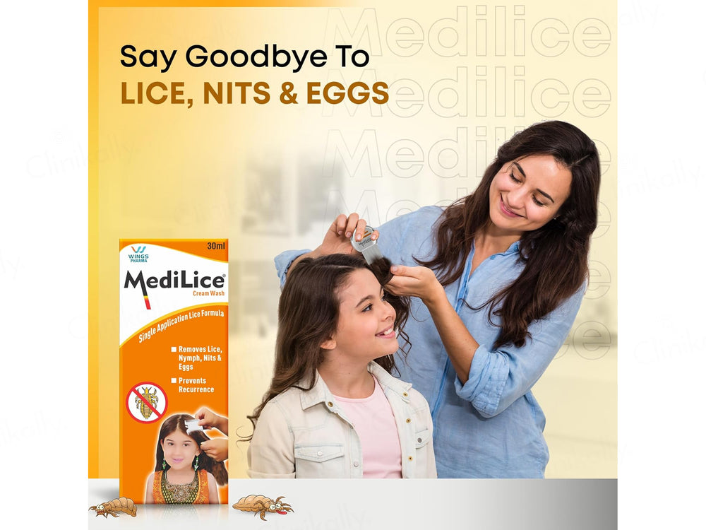Medilice Hair & Scalp Cream Wash For Head Lice