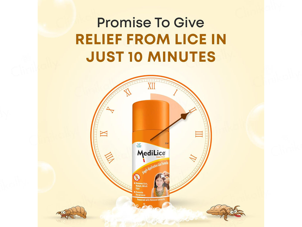 Medilice Hair & Scalp Cream Wash For Head Lice