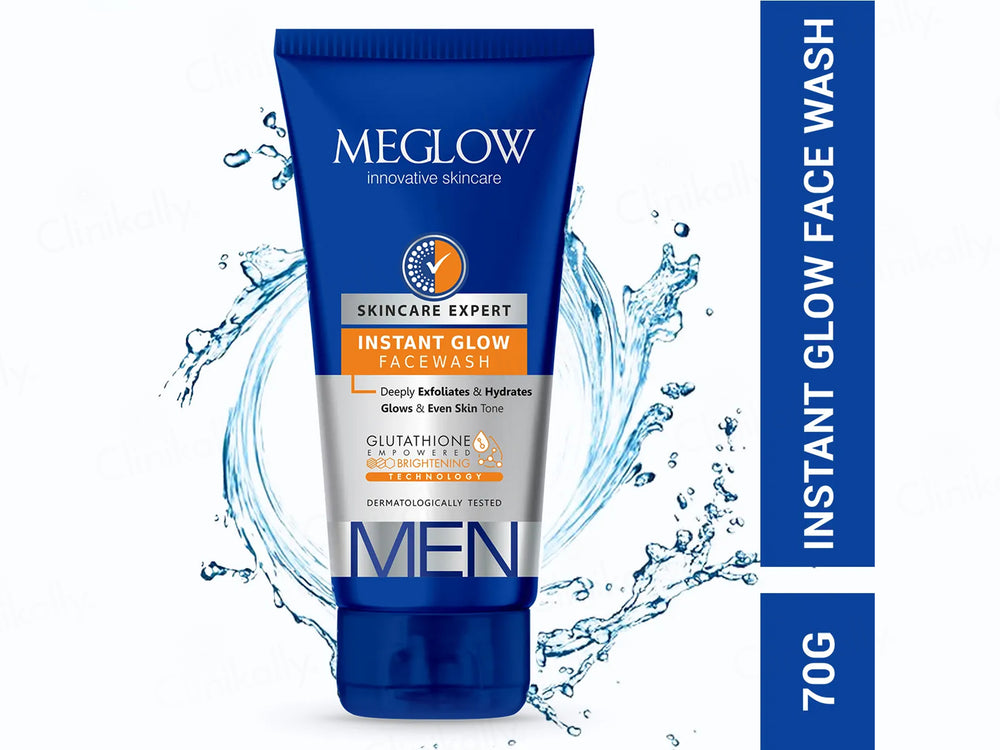 Meglow Instant Glow Face Wash For Men