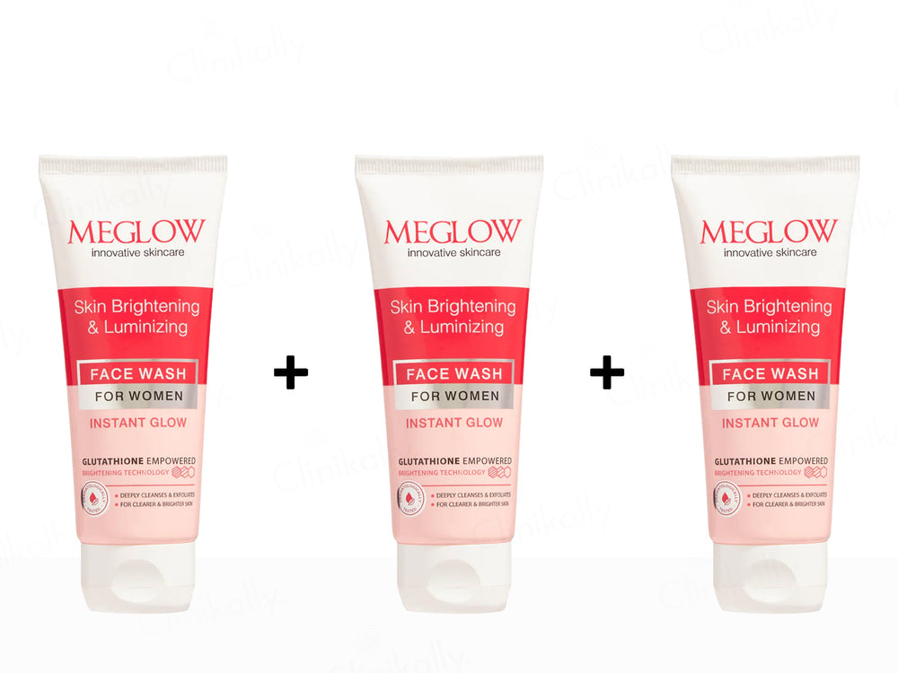 Meglow Instant Glow Skin Brightening & Luminizing Face Wash For Women