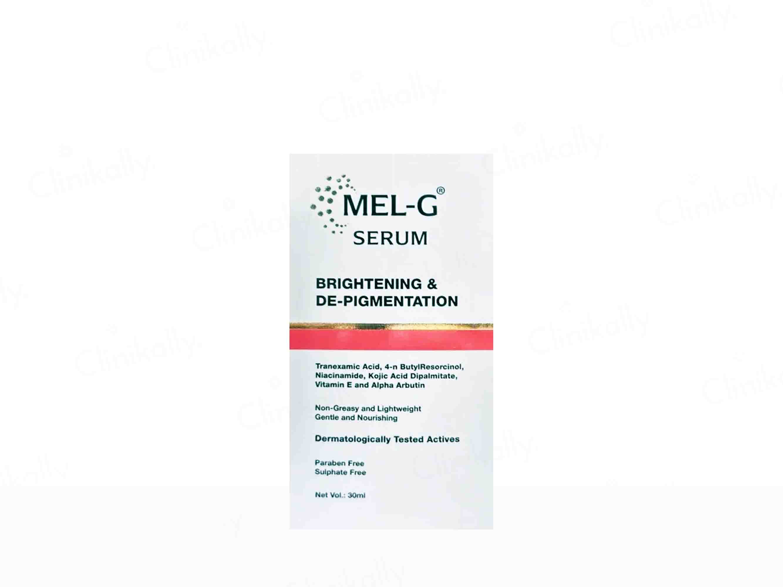 Mel-G Brightening & De-Pigmentation Face Serum
