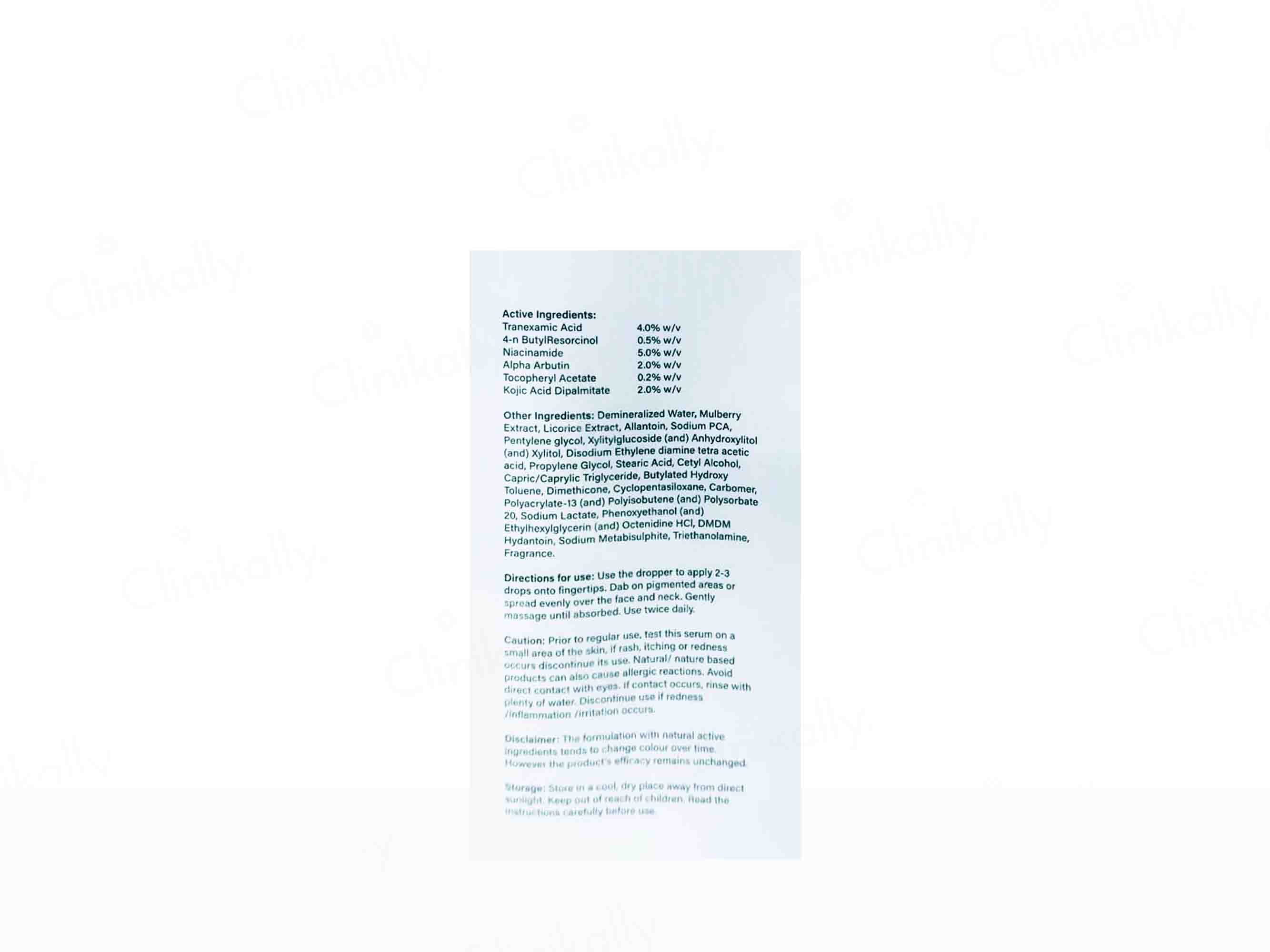 Mel-G Brightening & De-Pigmentation Face Serum