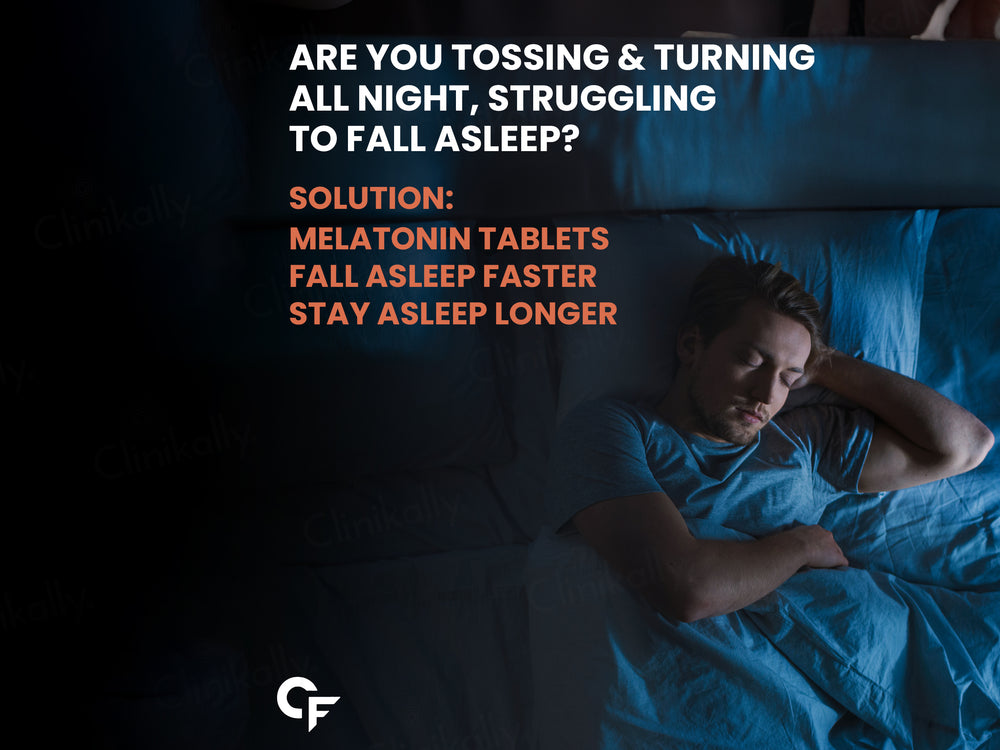 Carbamide Forte Melatonin 5mg + Tagar 125mg Sleep Tablet