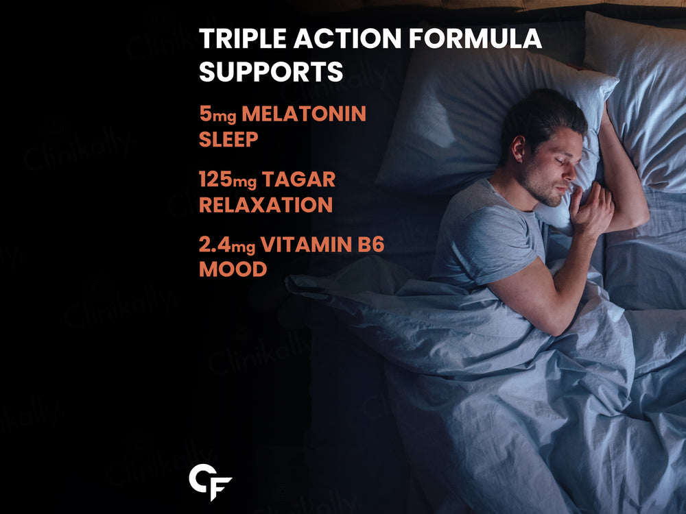 Carbamide Forte Melatonin 5mg + Tagar 125mg Sleep Tablet