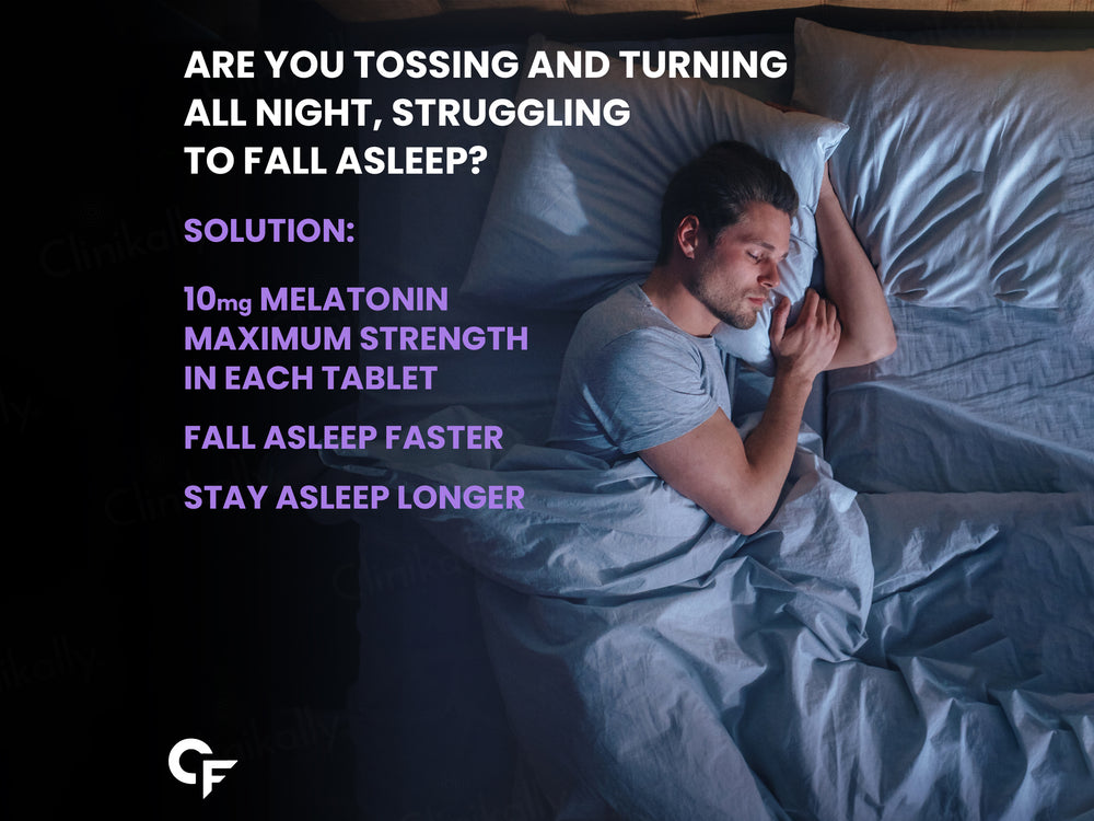 Carbamide Forte Melatonin 10mg + Tagar 250mg Sleep Tablet