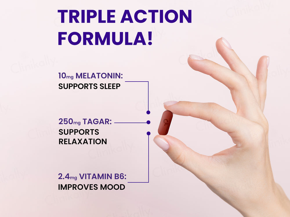 Carbamide Forte Melatonin 10mg + Tagar 250mg Sleep Tablet