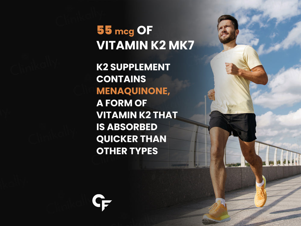 Carbamide Forte Vitamin D3 + Vitamin K2 MK7 Tablet
