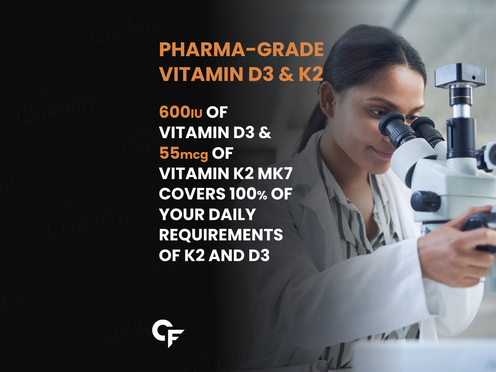 Carbamide Forte Vitamin D3 + Vitamin K2 MK7 Tablet